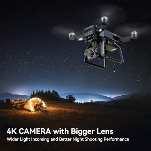 6K UHD Camera Drone with 3-Axis Brushless Gimbal and GPS Smart Control F375428