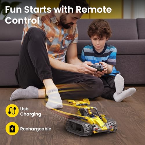 Blue 5in1 Robot Building Kit with 488 Pieces G4909