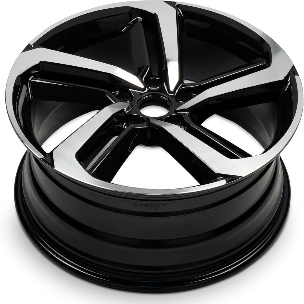 Black Machine Face Diamond Cut Rim V85220