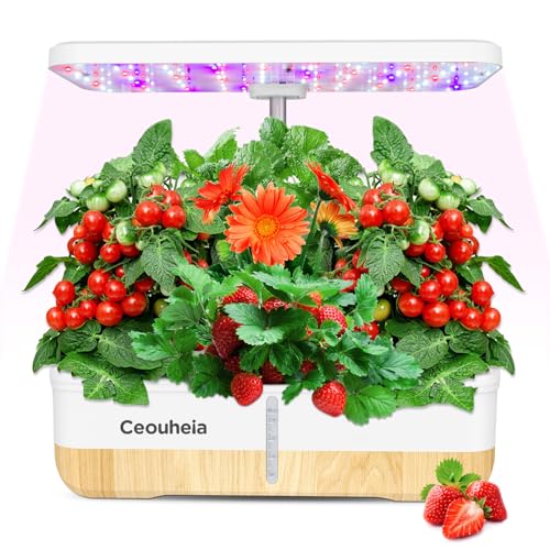 12Pods Indoor Hydroponic Growing System with LED Grow Light Q2589