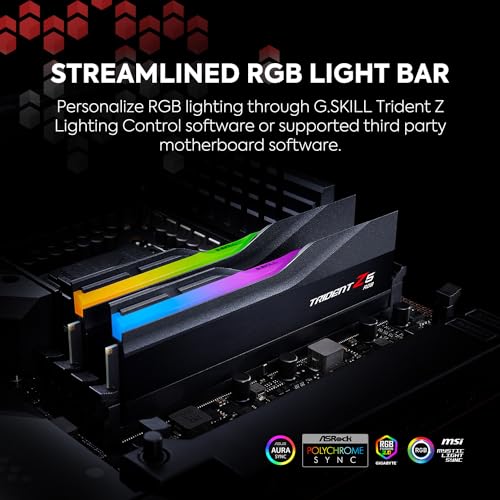 DDR5 RAM 64GB (2x32GB) 6000MT/s CL30-40-40-96 Matte Black Desktop Computer Memory H28119