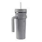 32oz Insulated Straw Tumbler with Handles, 2-pack (Teal & Grey) T40385