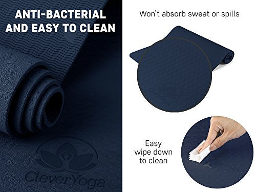Extra Thick Non Toxic Rubber Yoga Mat P592