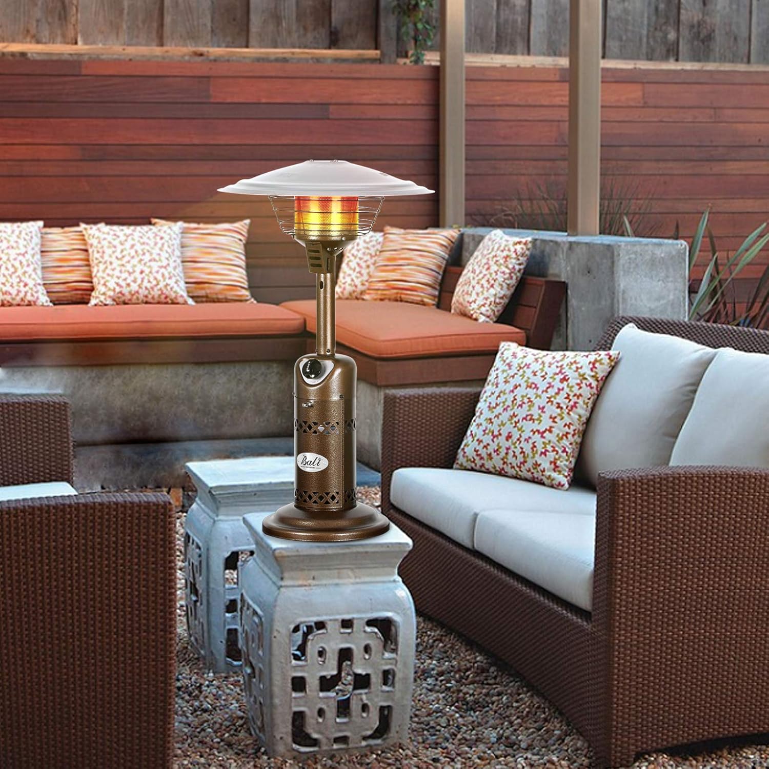 Bronze Portable Propane Patio Heater W26887