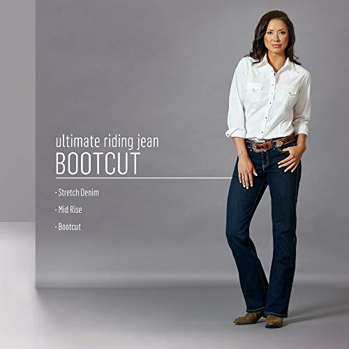 Mid Rise Boot Cut Riding Jean J751317