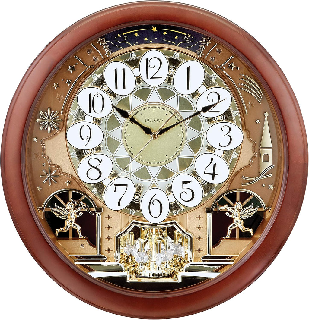 Brown Cherry Wall Clock A6451