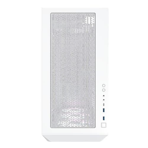 Black E-ATX Mid Tower Case with Tempered Glass Side Panel L721562