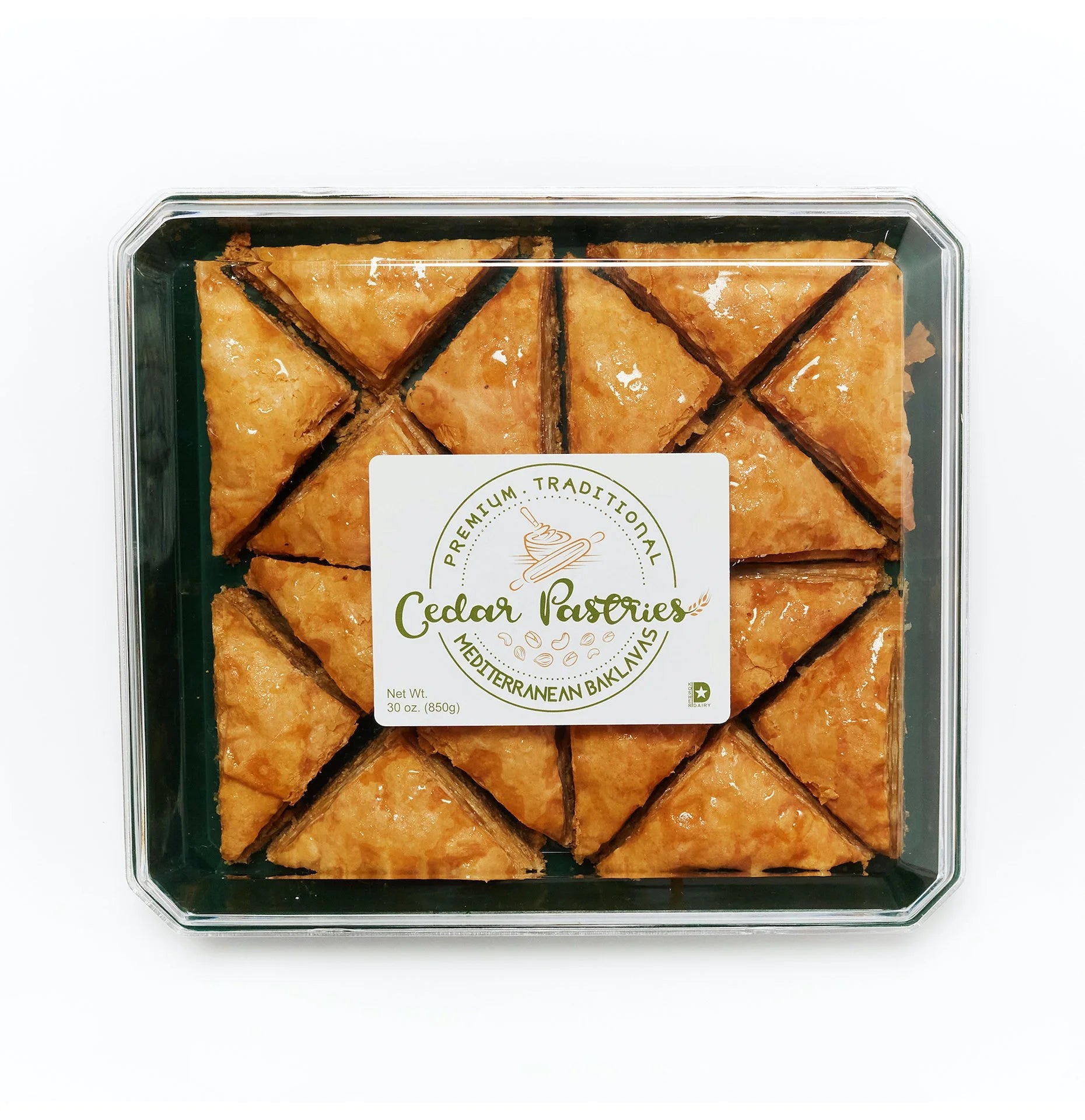 16pc Traditional Triangle Baklavas K4894