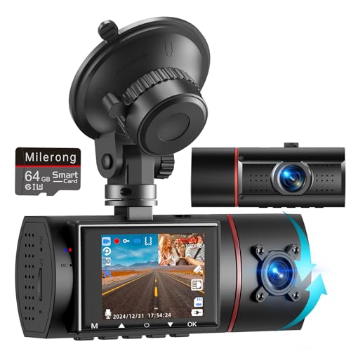 3 Channel Dual Dash Camera with 64GB Card A441933