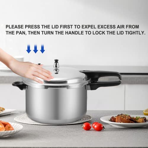 12 Quart Aluminum Pressure Cooker with Cooking Rack R38020