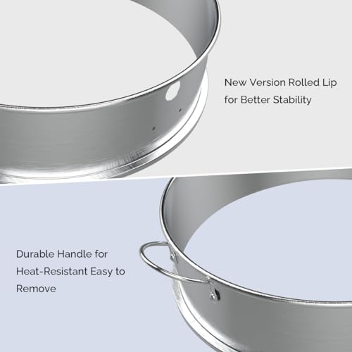 Silver Kettle Grill Rotisserie Ring Kit with Motor, Forks, Spit Rod S37503