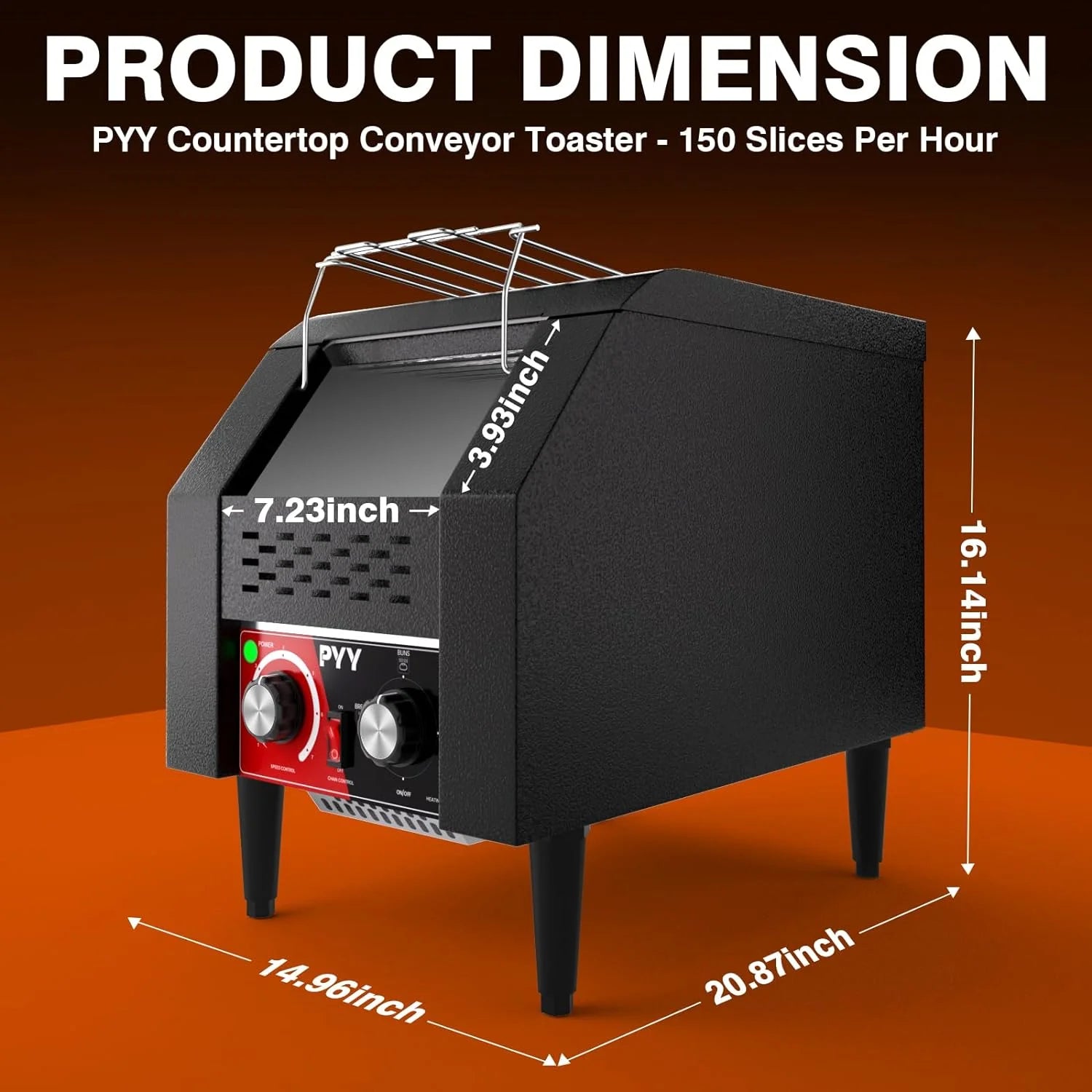 Commercial Conveyor Toaster Electric Stainless Heavy Duty A65784