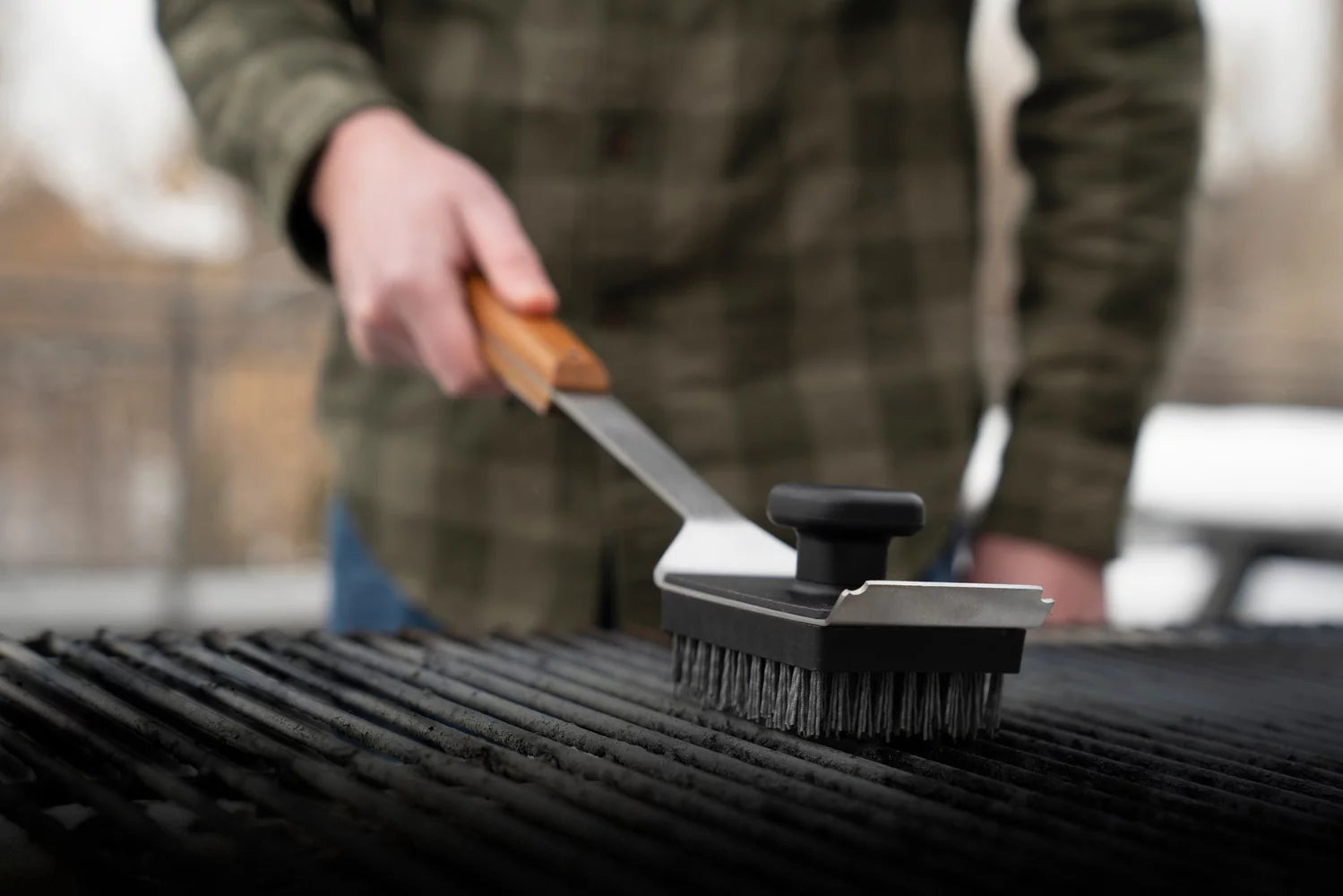 Nylon BBQ Grill Cleaning Brush N213