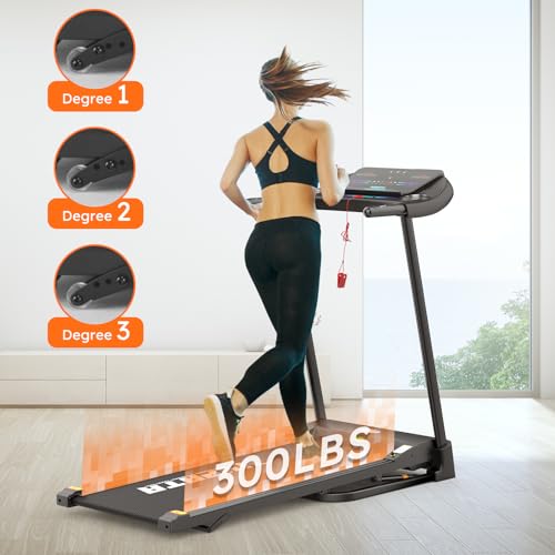 Folding Electric Treadmill with Incline and LED Display E94482