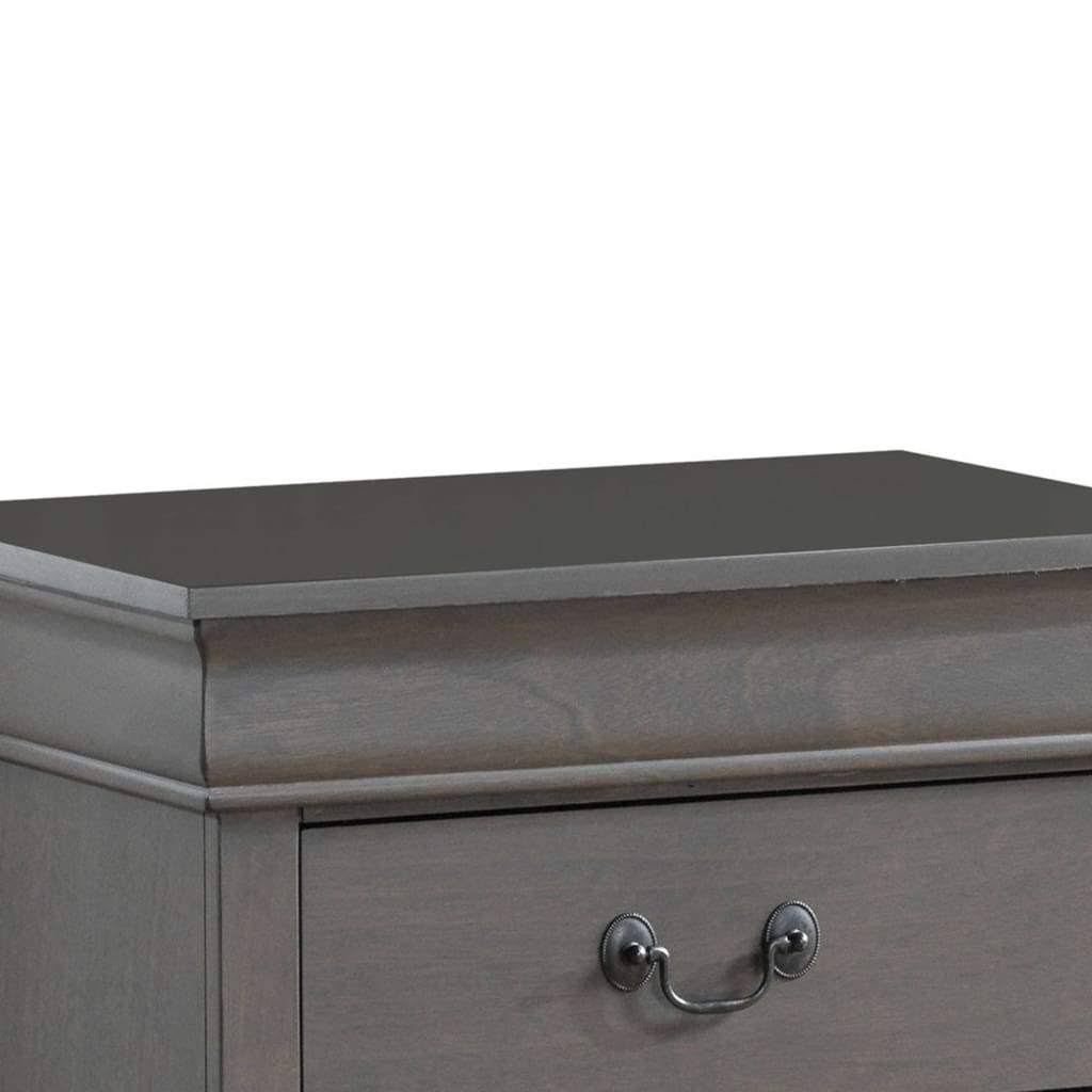 Gray Night Stand D887780