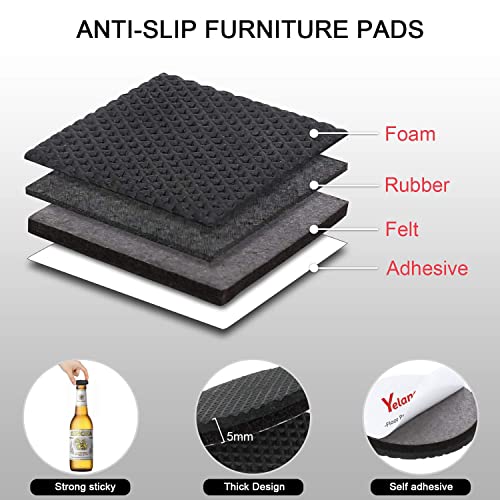 48pcs Non Slip Self Adhesive Rubber Furniture Pads R48795