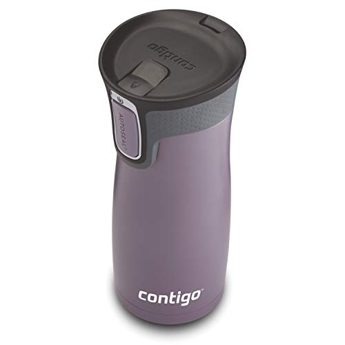 16oz Stainless Steel Vacuum Travel Mug 2-Pack with Spill-Proof Lid M210385
