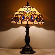 Tiffany Style Stained Glass Table Lamp 12X12X18 Inches F446732