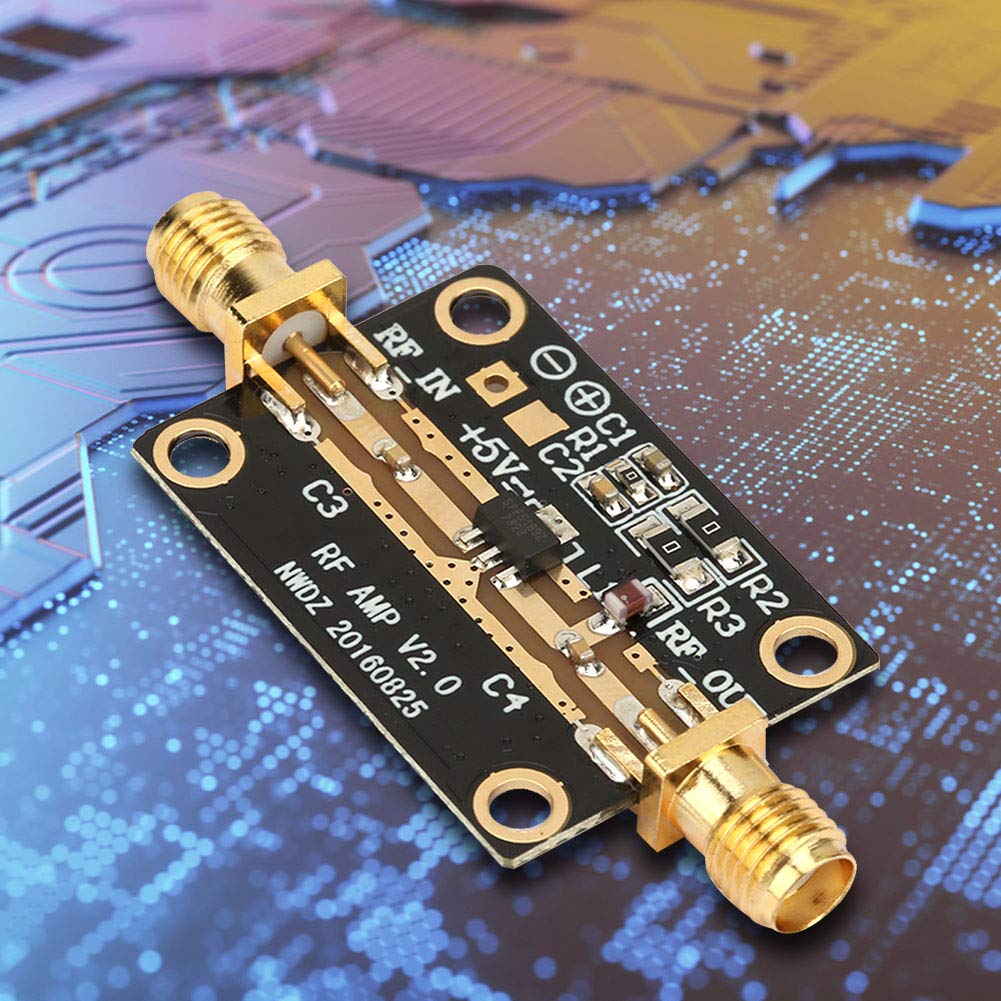 Low Noise Ultra Bandwidth Amplifier LNA 0.05-4GHz NF=0.6dB RF FM HF VHF UHF WideBand Non Reflective Design Frequency Capability Ham Radio with High Isolation RF Amplifier D24877