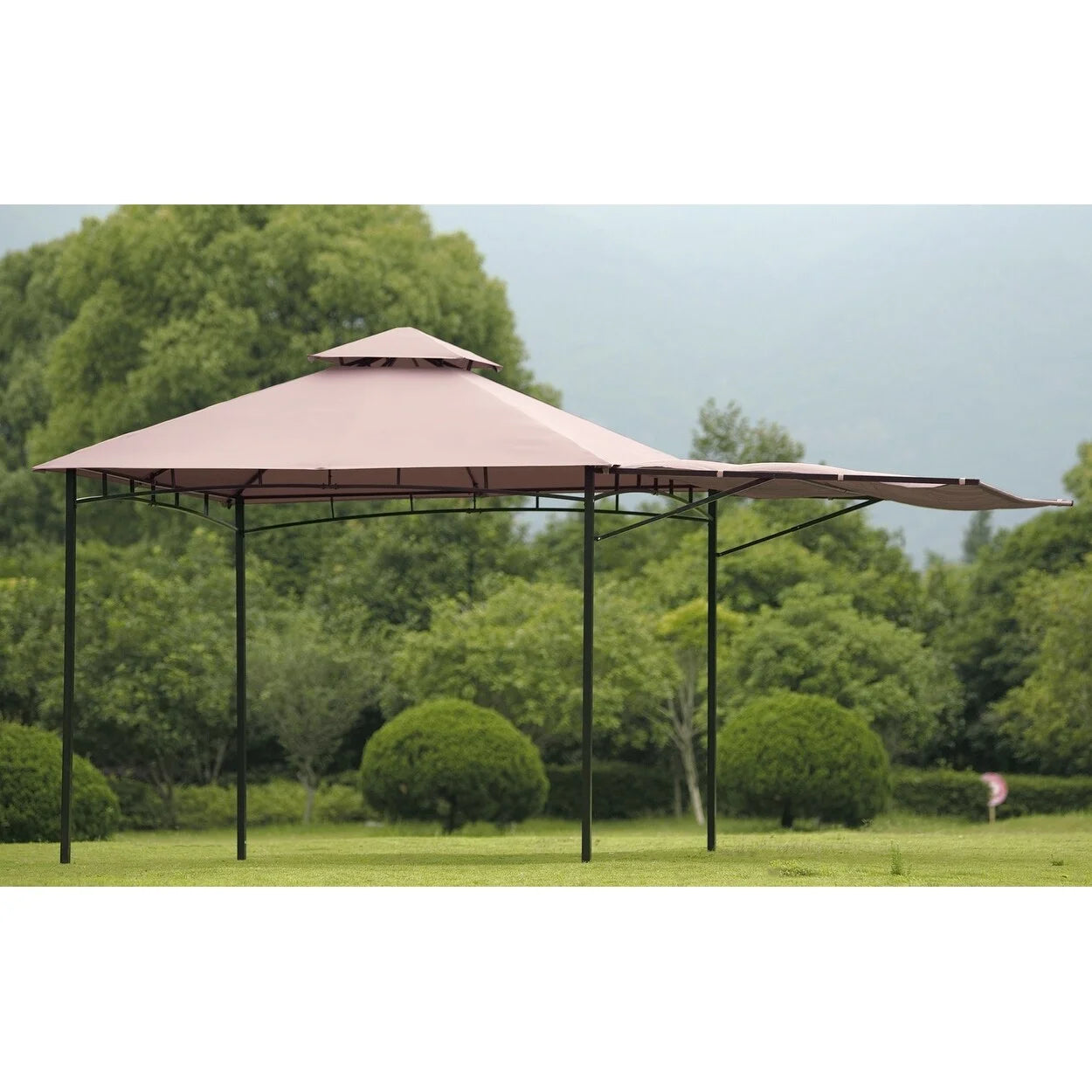 Beige Outdoor Grill Canopy with UV Protection Y585