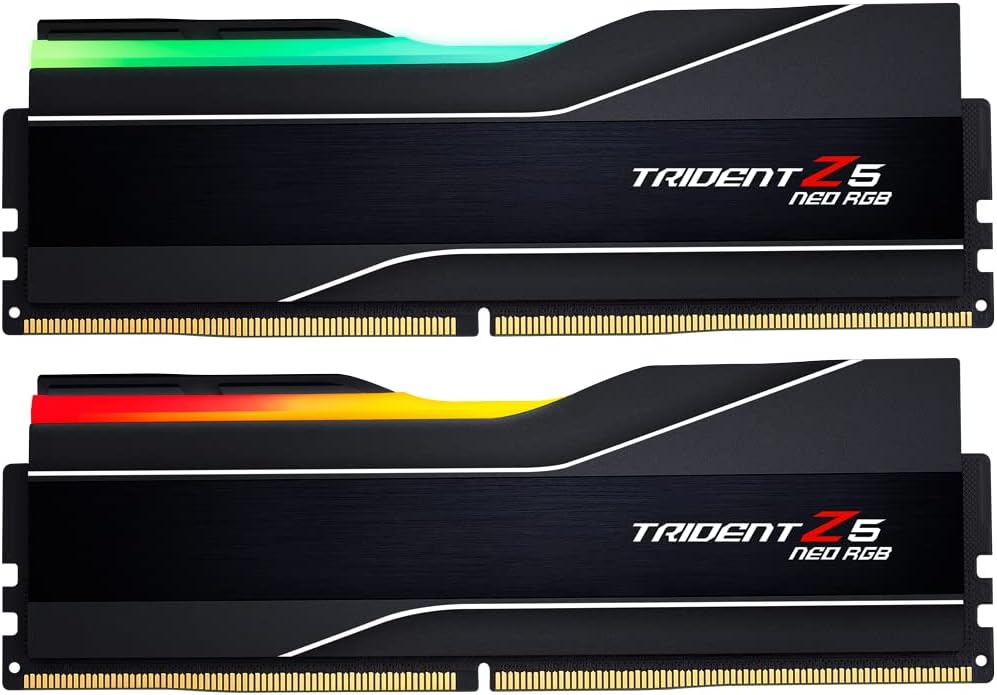 DDR5 RAM 32GB (2x16GB) 6400MT/s CL32-39-39-102 Matte Black Desktop Computer Memory Y82968