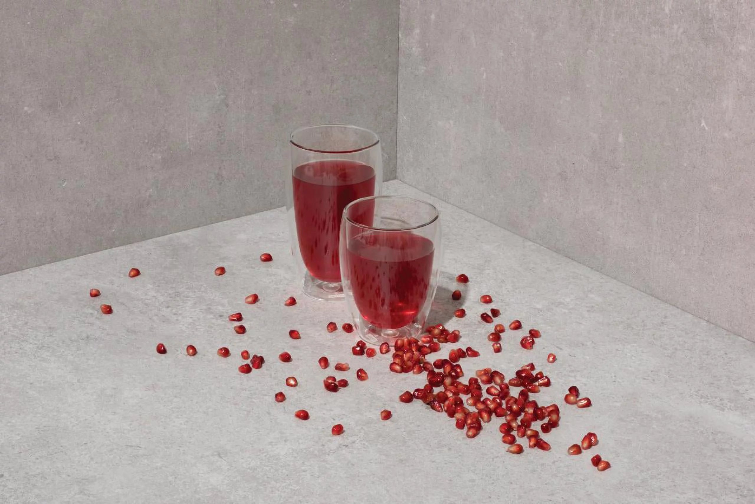 Double-Wall Clear Coffee Mug, 12 Ounces F866