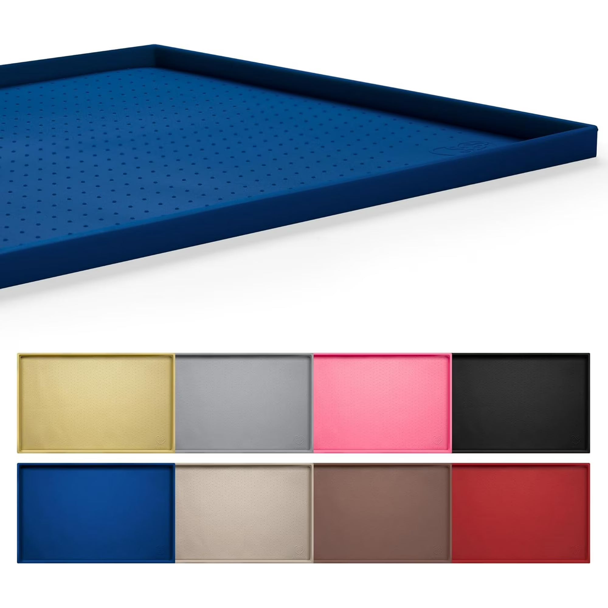 100% Waterproof Silicone Pet Feeding Mat, 19" x 12" x 0.5" R504