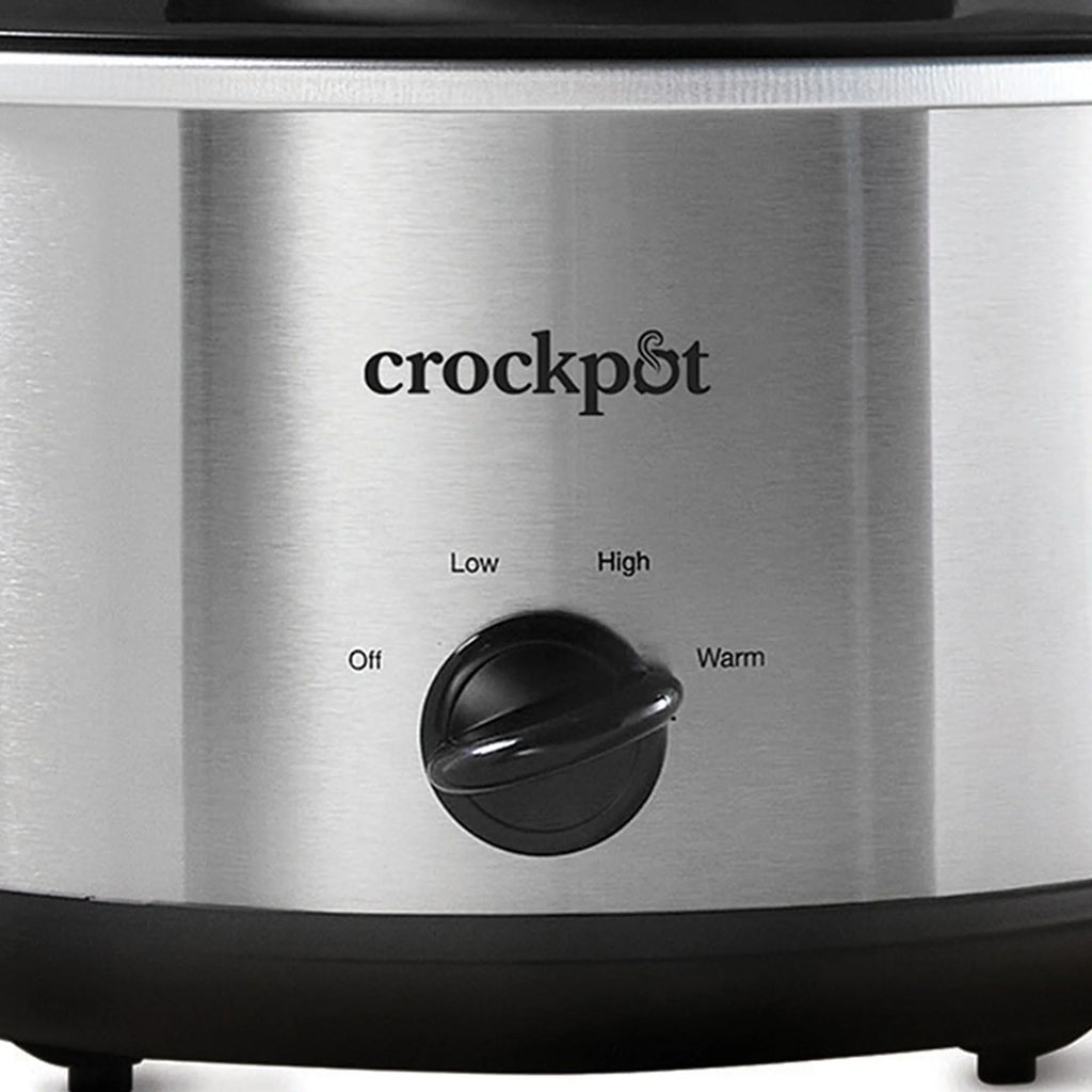 4.5 Quart Manual Slow Cooker Silver C2467