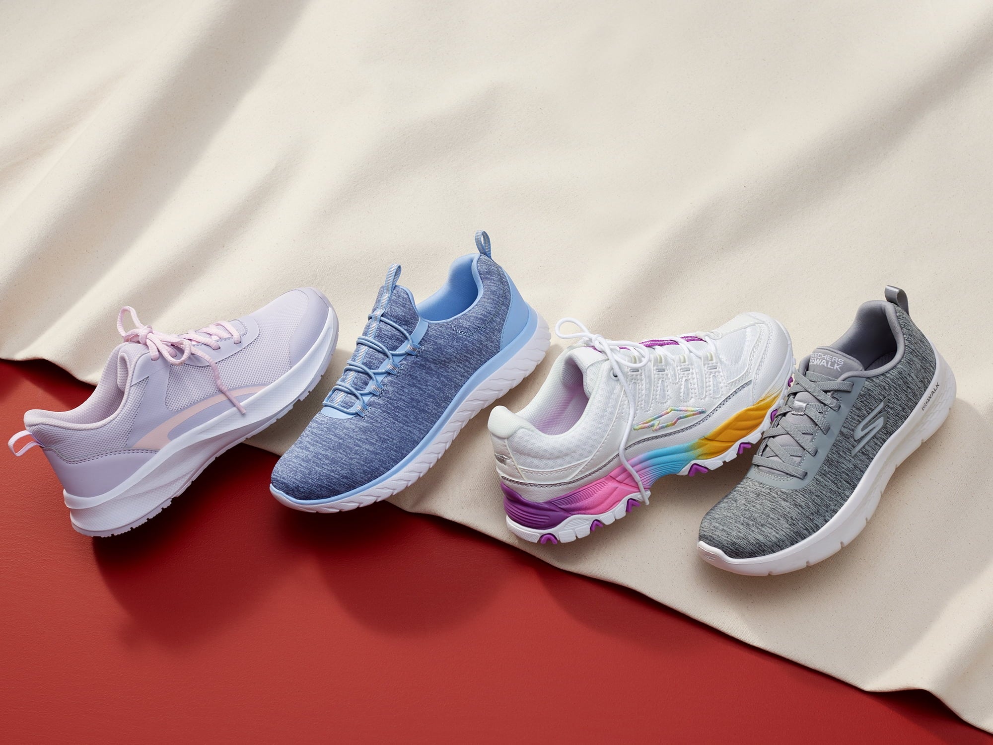 Women's Lace-up Athletic Walking Sneaker T406