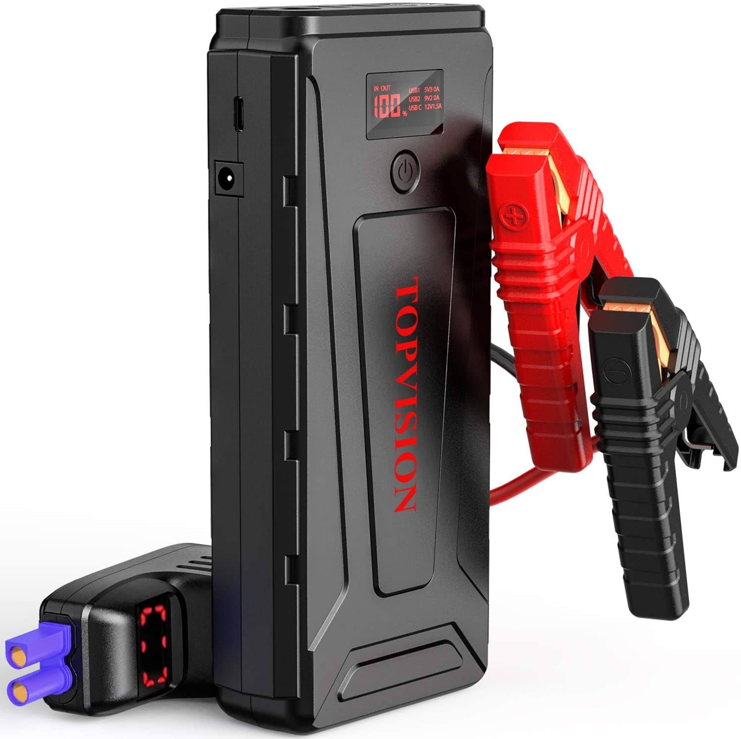 2200A Peak 20800mAh Portable Car Battery Power Pack with USB Quick Charge 3.0 C354