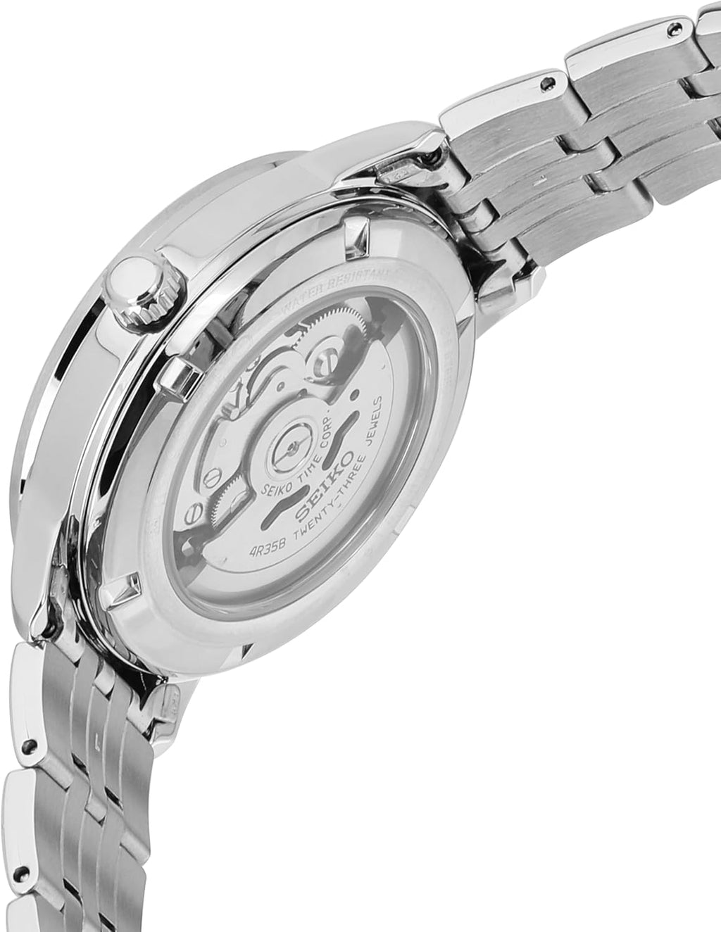Blue Stainless Steel Automatic Watch L63353
