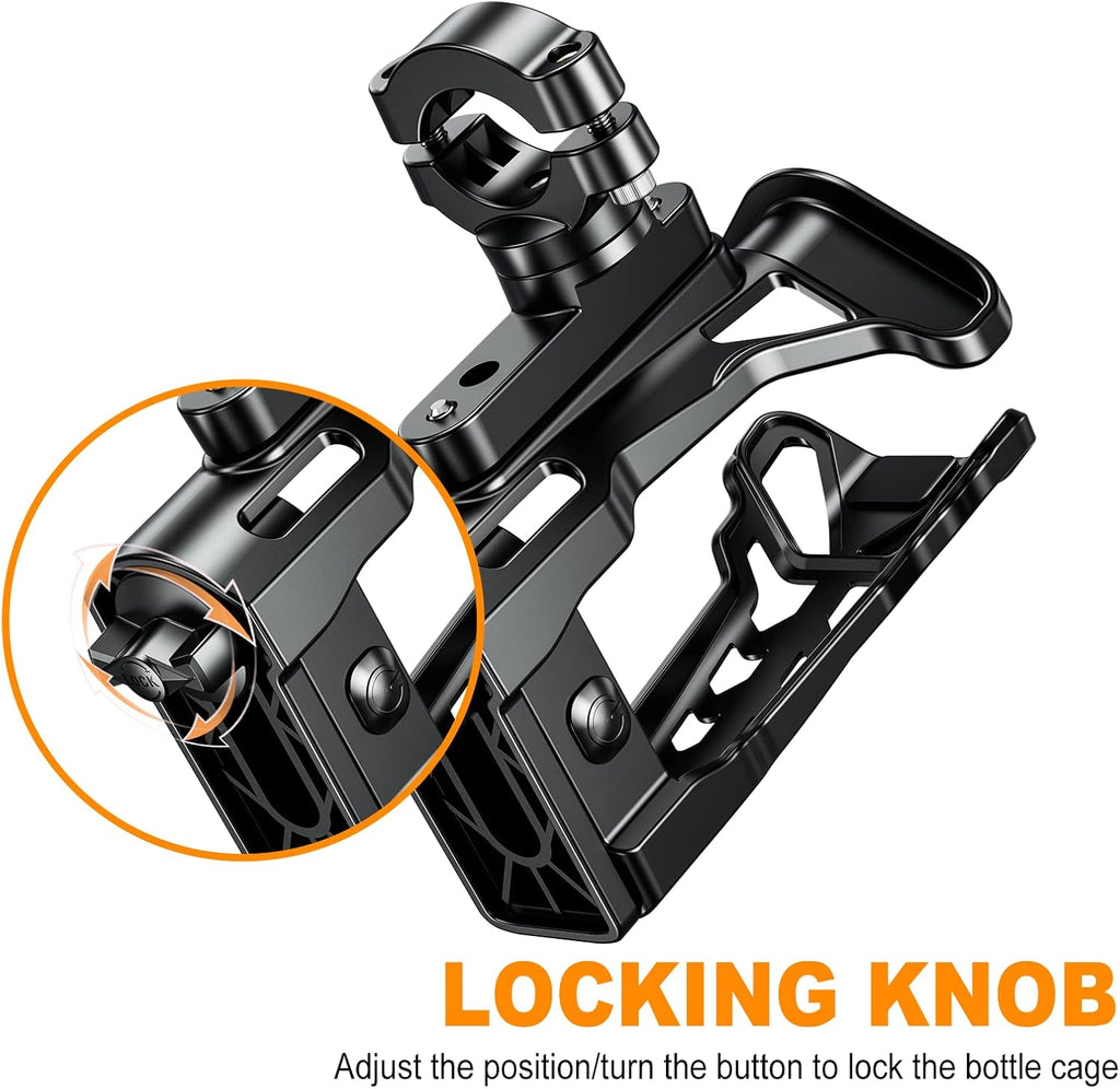 Motorcycle Cup Holder with Atmosphere Light, 360° Rotation, Max Load 32oz S161