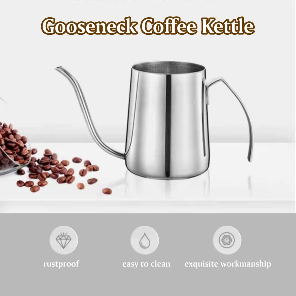 350Ml Stainless Steel Gooseneck Coffee Kettle D398