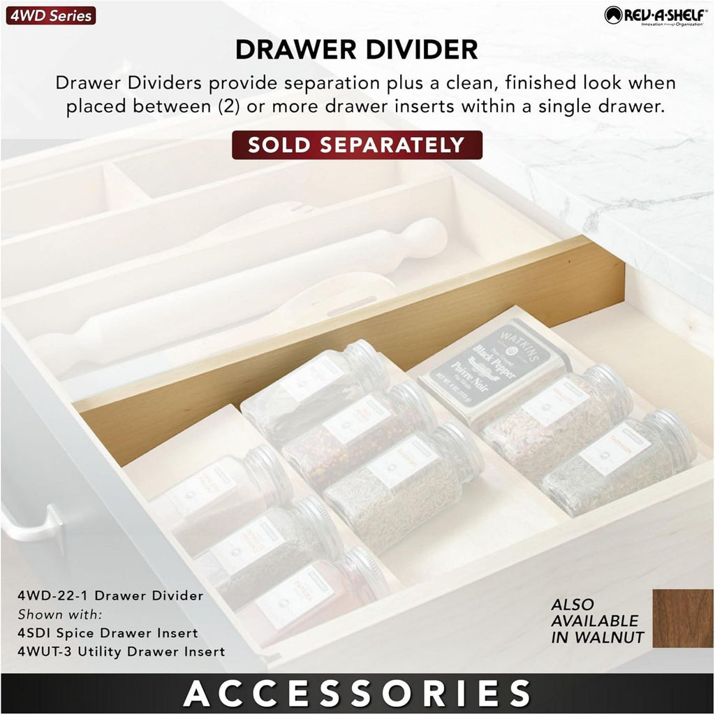 Natural Maple Wood Knife Block Drawer Insert Organizer C443523
