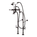 Vintage Tub Filler Combo with Lever Handle, Polished Chrome D44512