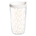 Leopard Frost Animal Print Double Walled Insulated Tumbler Travel Cup, 16oz I863