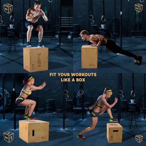 3 in 1 Wooden Plyo Box U812