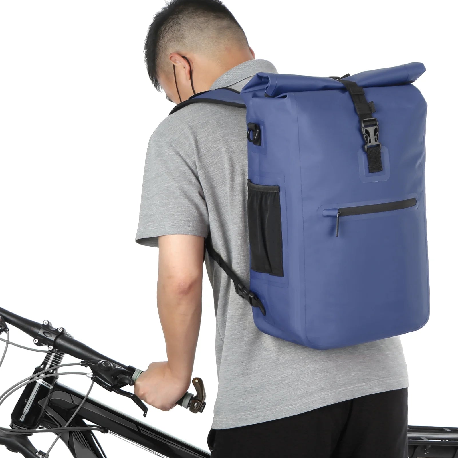 Waterproof Bike Pannier Rear Rack Bag with Laptop Compartment M78924