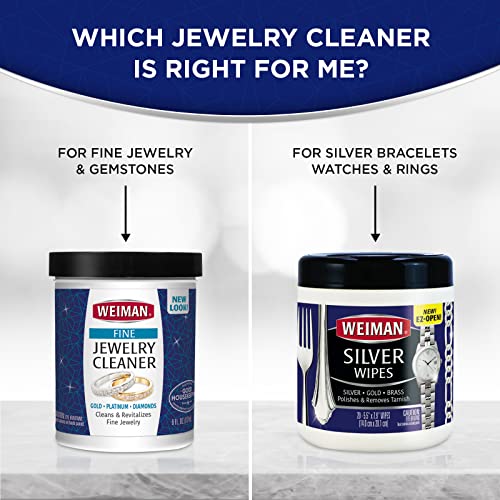 Fine Jewelry Cleaner Liquid with Cleaning Brush, 6 Oz O212056