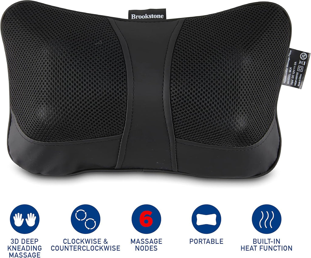Deep Kneading Massage Pillow with Heat O995