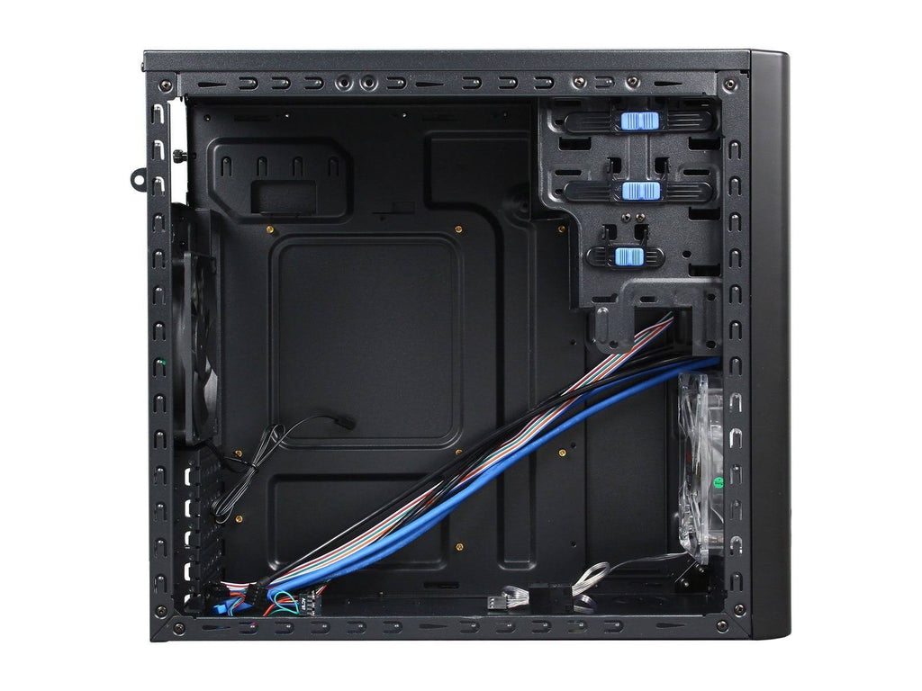Micro-ATX Mini Tower Computer Case with Dual USB 3.0 Dual Fans M485