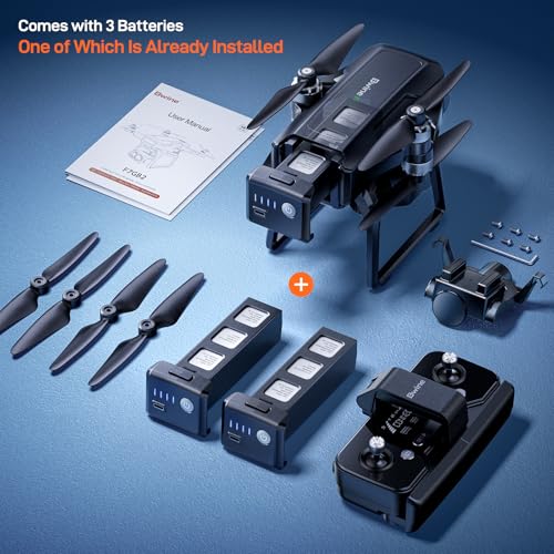 6K UHD Camera Drone with 3-Axis Brushless Gimbal and GPS Smart Control F375428