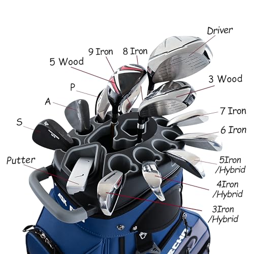 14 Way Golf Cart Bag with Rain Cover B909