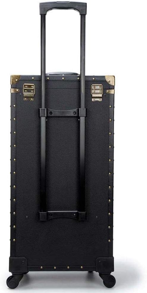 Rolling Lockable Makeup Train Case with Hair Dryer Holder Z93345