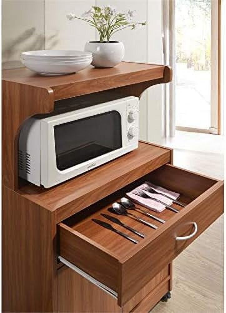 Cherry Microwave Kitchen Cart L46772