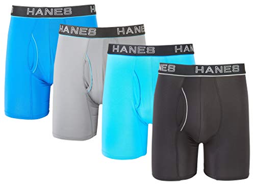4-Pack Men's Ultra Lightweight Mesh Boxer Briefs P3932