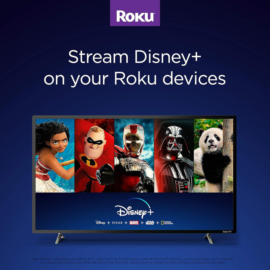 Black HD/4K/HDR Streaming Media Player with Remote and HDMI Cable R880