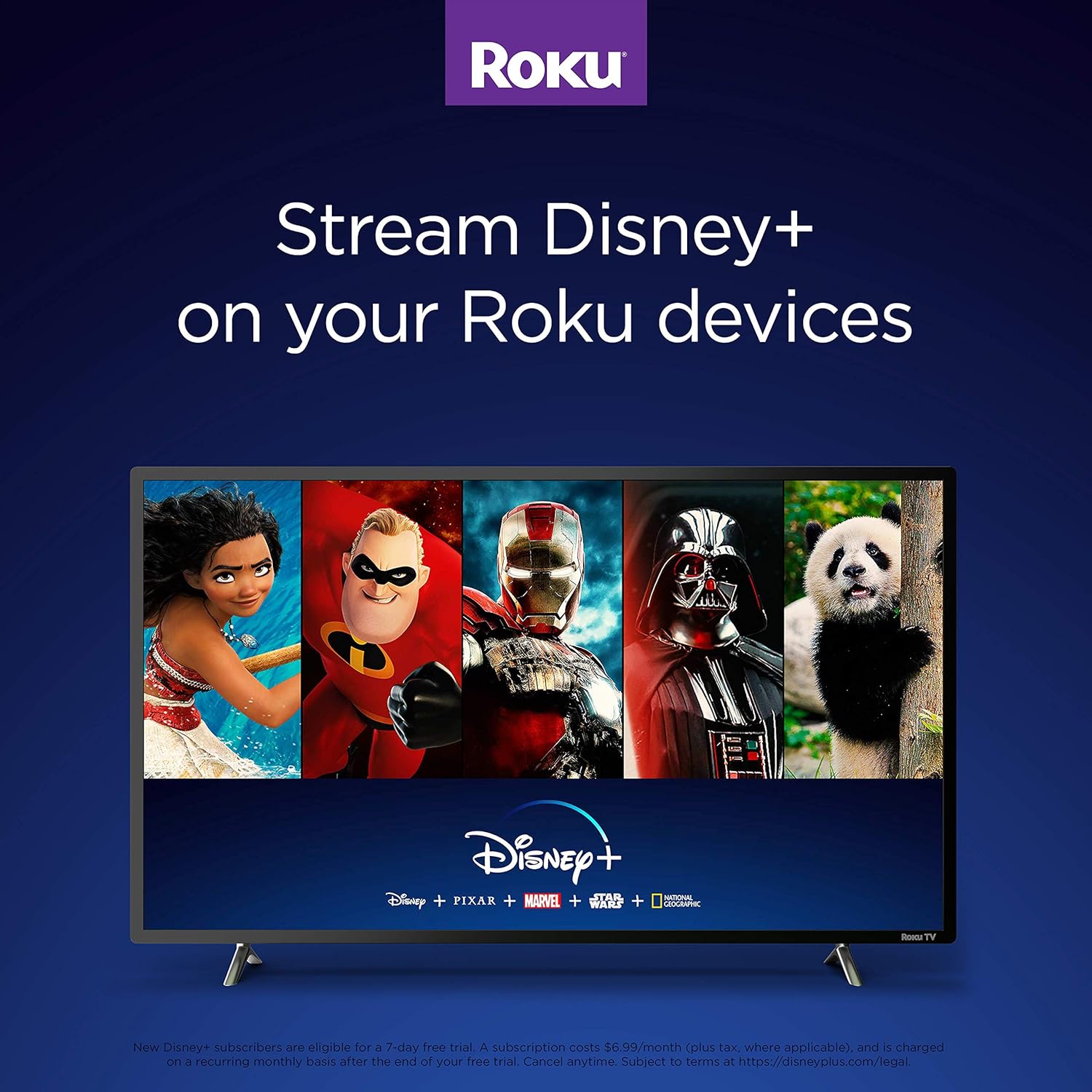 Black HD/4K/HDR Streaming Media Player with Remote and HDMI Cable R880