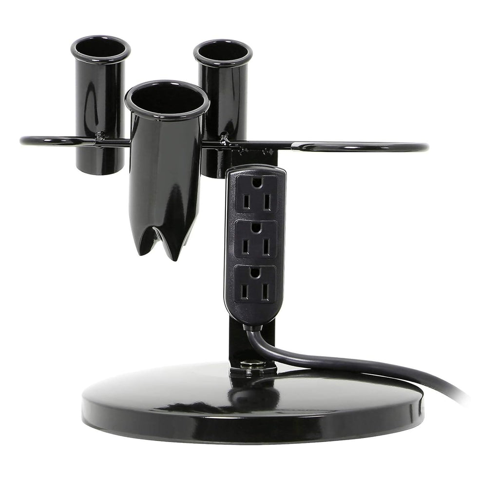 Tabletop Blow Dryer & Hair Iron Holder with 3 Outlets O129125