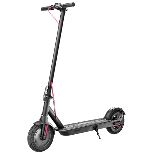 19MPH 17-Mile Range 430W Peak Motor Foldable Electric Scooter with 10" Tires & Dual Braking System N922179